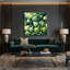 Art mural sur toile vert-1648982967