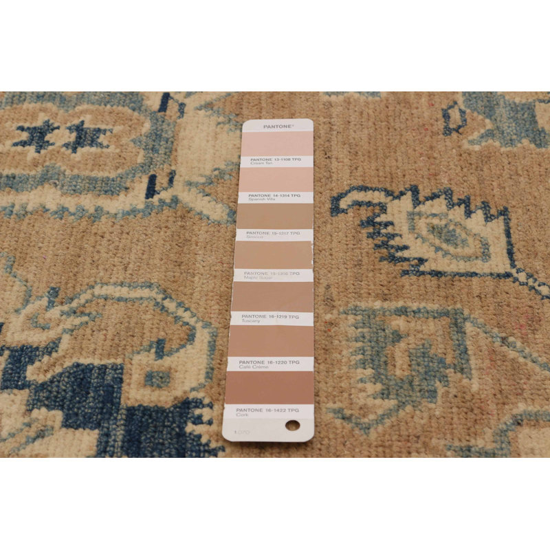 Tapis rectangulaire unique en laine de 1990 pi 6 pi x 9 pi 8 po Aaradhana