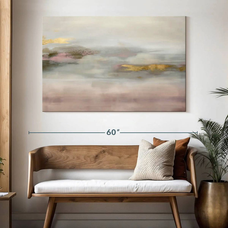 Avery Suspend In Blush, H 34 po x l 51 po