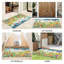  Tapis d'entrée antidérapant pour l'intérieur et l'extérieur, 24 po x 36 po, arbre en forme d'aquarelle-867286873-867286877
