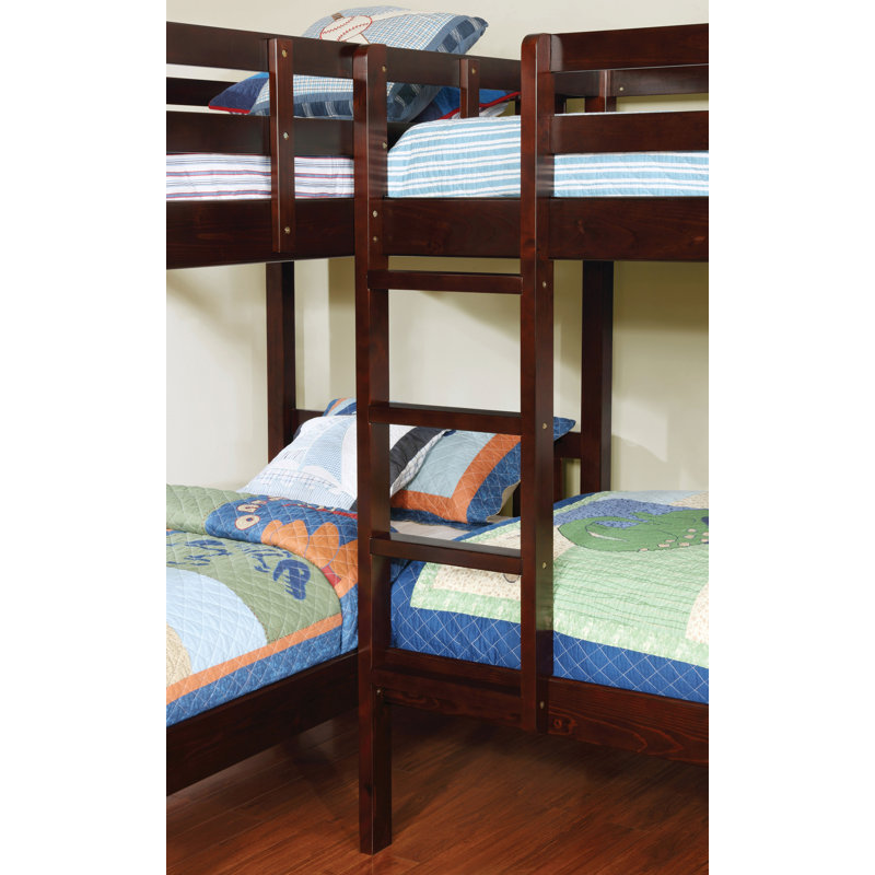 Andelko Kids Twin Over Twin Bunk Bed