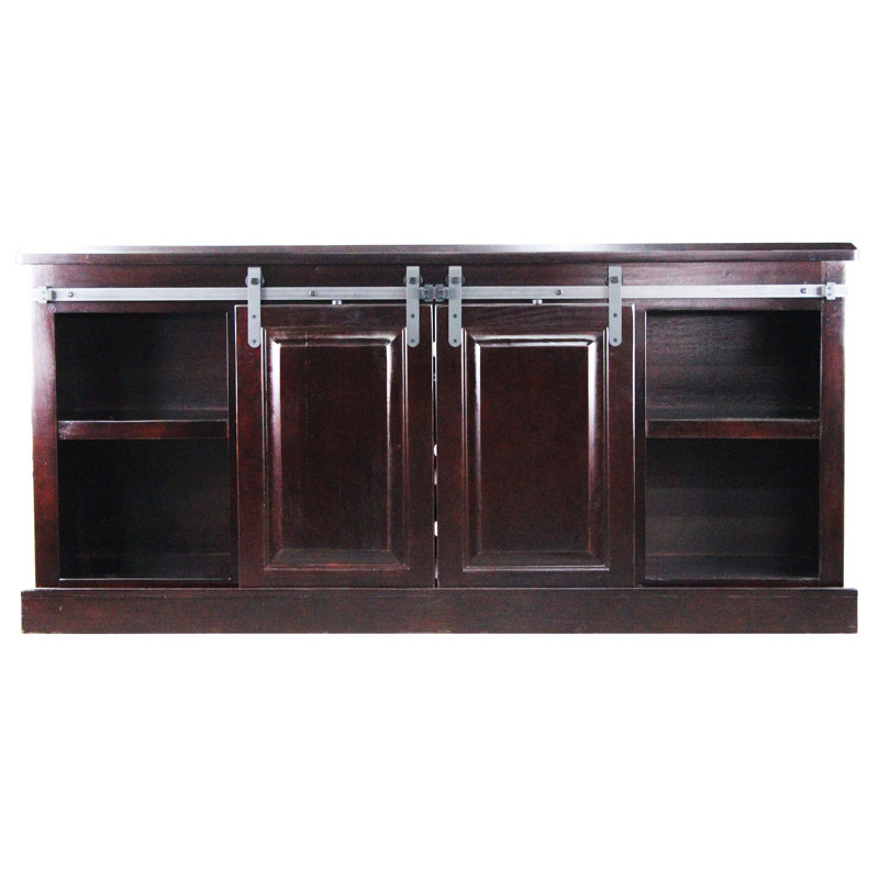 Crowland Unfinished TV Stand for TVs up to 78", European Red