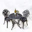 Broumov Metal 3-Piece Bistro Set With 2 Chairs & Table Outdoor Garden Furniture