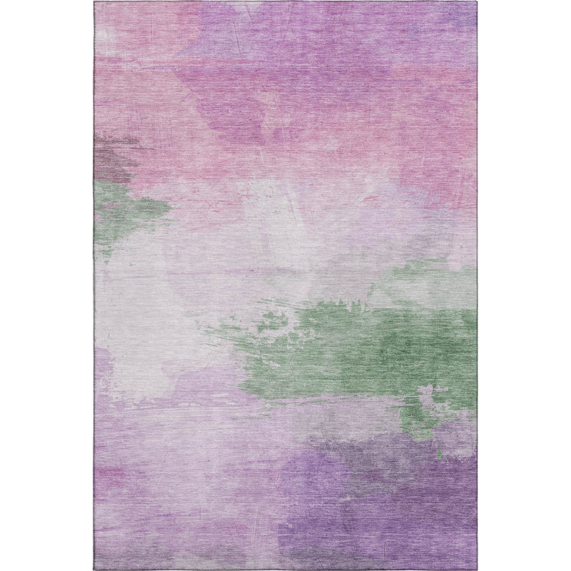 Premium Machine Washable Elize AMF1517 Modern Rug, Rectangle 10' x 14'