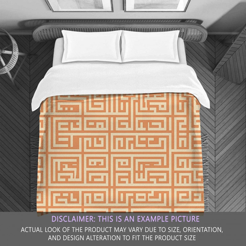 Polyester Geometric Shapes Comforter, Twin Extra Long Comforter