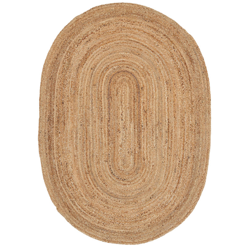 Nele Jute Rug, Oval 200 x 290 cm, Beige