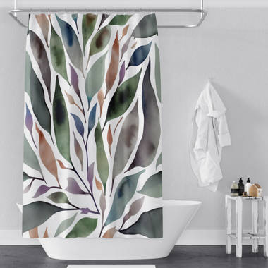 East Urban Home Tropical Fish Shower Curtain