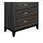 Commode au design contemporain gris
