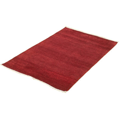 Tapis décoratif en laine de conception unique 3 pi 10 po x 5 pi 11 po ayuda noué à la main