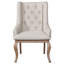 Chaise d'appoint rembourrée (ensemble de 2)