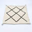 Housse de coussin géométrique carrée