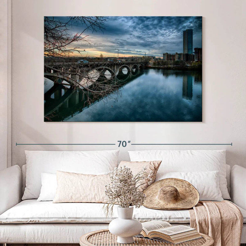 Lilie Lamar Boulevard Bridge, H 34 po x l 51 po