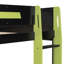 Lit double superposé double avec bureau RVB latéral surdimensionné