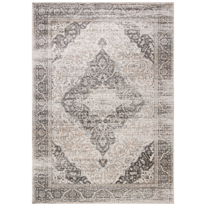 Finnerty Oriental Viscose Area Rug, Rectangle 160 x 231cm