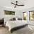 52" Ceiling Fan Wood Blades Ceiling Fan With Light And Remote Control