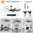 72" Large Size Matte Black Ceiling Fan With LED Light -330860760-330860763-330860762