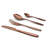 Elyon Lev 16 Piece Flatware Set Stainless Steel Service for 4-89590105