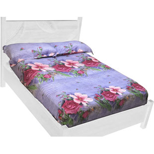 Egyptian Cotton Floral Sheet Set