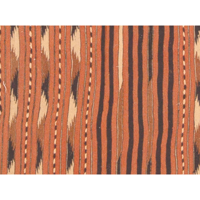 Hand Knotted Wool Area Rug in Red