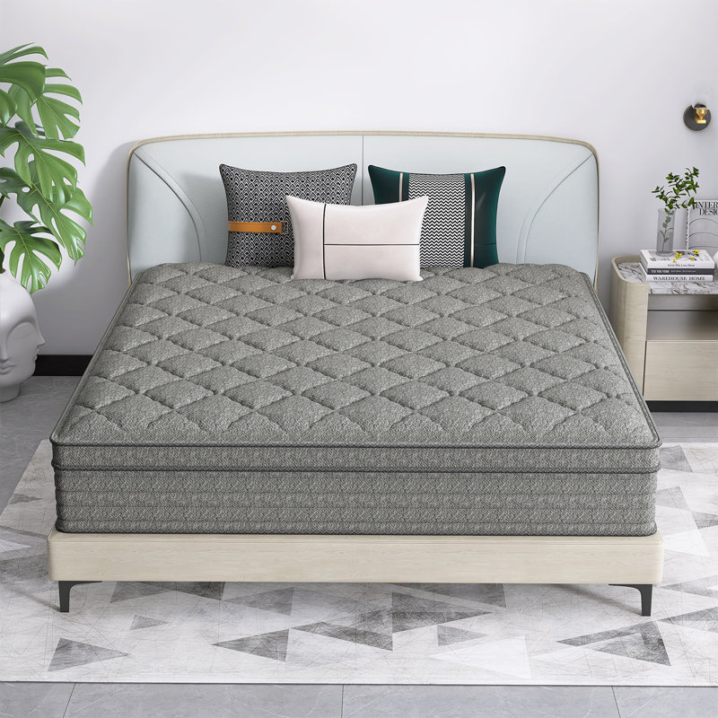 Matelas hybride moyen Alwyn Home Lymington, Très grand lit, 14''