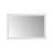 Varsha Rectangle  Glossy White Mirror-1445506125