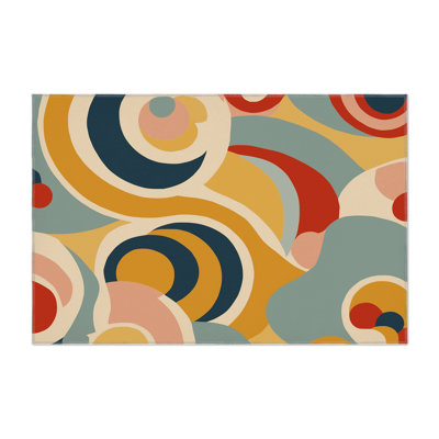Vibrant Curl Indoor And Outdoor Area Rug