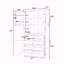 Armoire de rangement haute avec 4 portes-254240634