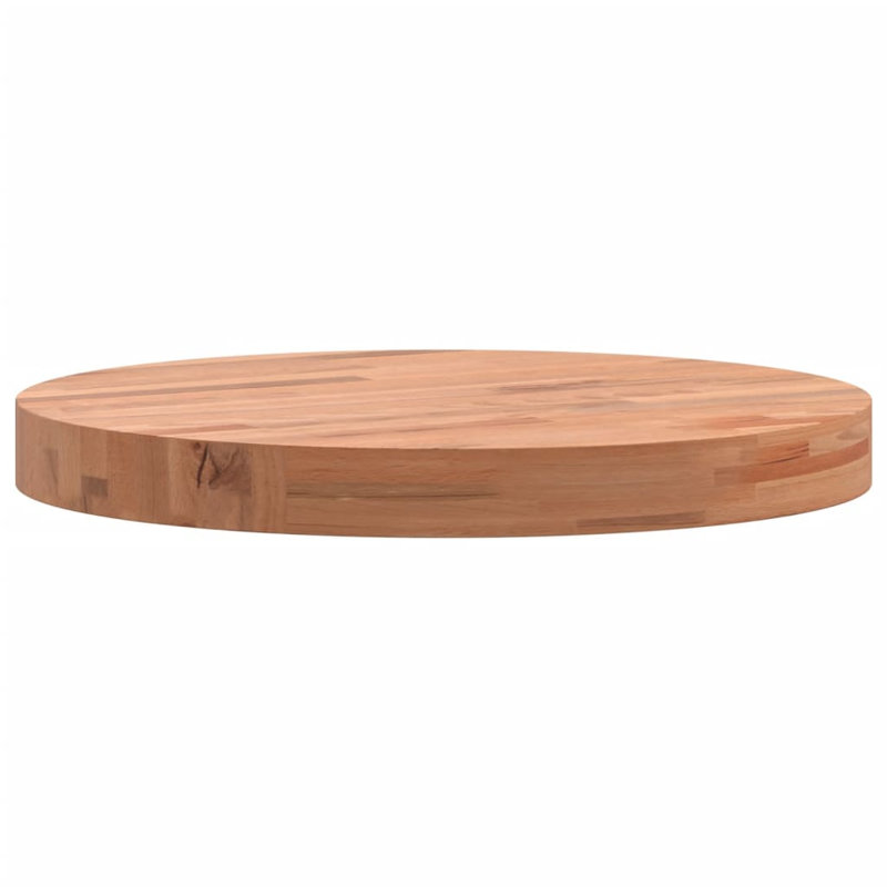 Tiphonnet Solid Wood Table Top, 4cm H x 40cm W x 40cm D, Brown