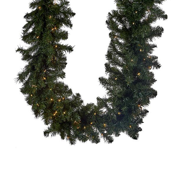 Vanderbilt 108'' in. Lighted Garland