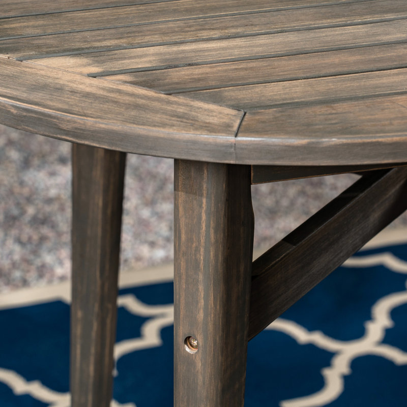 Table de bar d'extérieur en bois rustique - pour un plateau à lattes très robuste, transformez votre espace de divertissement