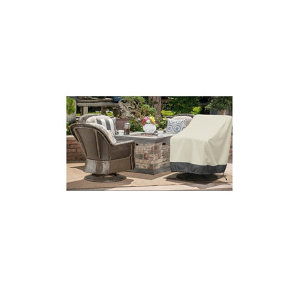 4 Pack Heavy Duty Patio Chair Covers - Rip-resistant 600d Oxford Fabric - 8000mm Waterproof Uv-resistant Outdoor Furniture Covers For Adirondack, Rocking, And Swivel Chairs