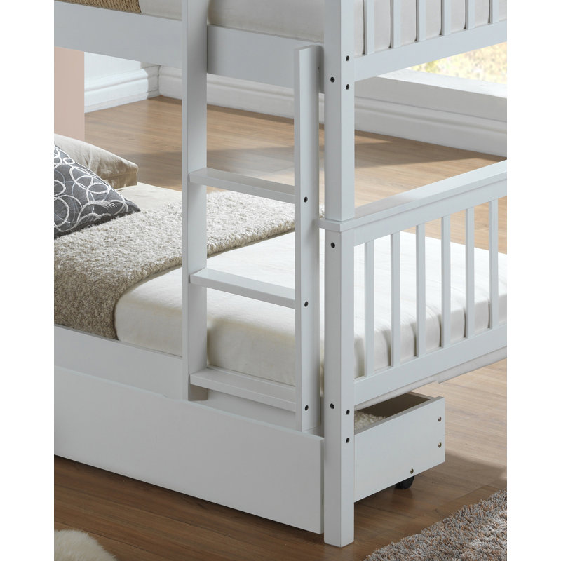 Fincham Single (3') Standard Bunk Bed, White