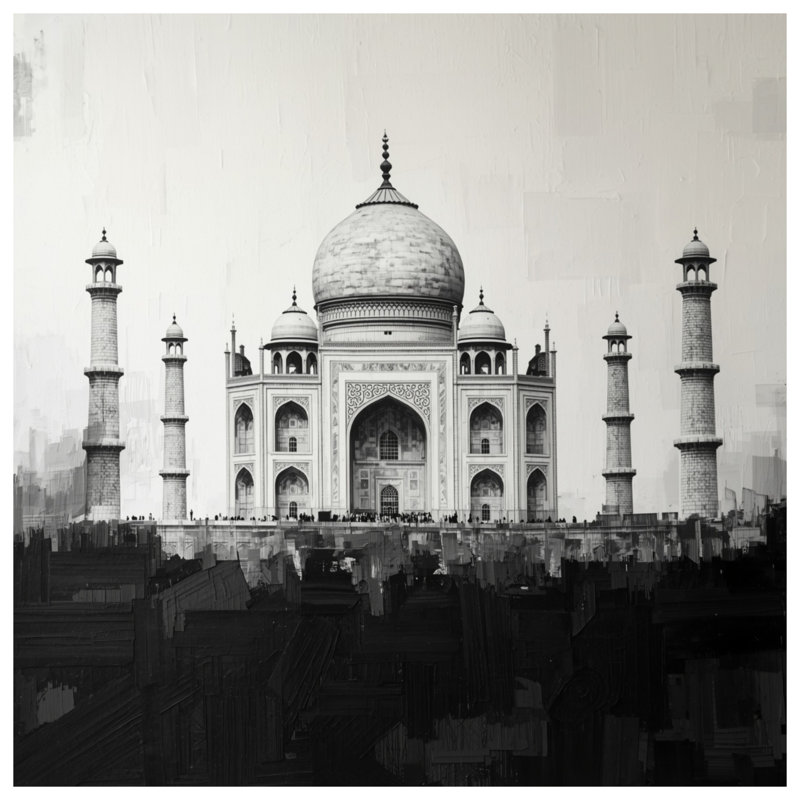 Édredon Taj Mahal Architecture, King