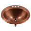 Bell 19" Drop-In Bathroom Sink in Copper