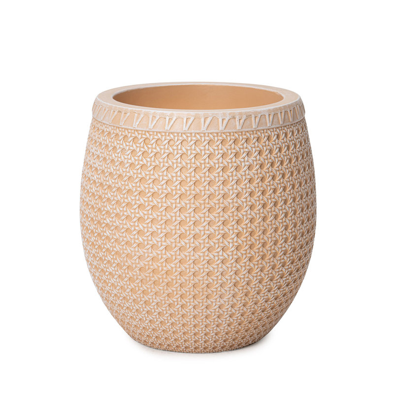 Jardinière Berkan de 16 pouces de hauteur, Beige