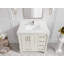 Meuble-lavabo simple 36 po avec comptoir en quartz Aberdeen-101128721