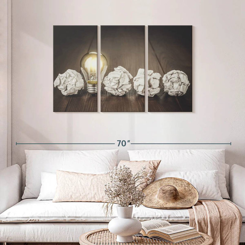Alcaraz Bright Idea, 28" H x 45" W