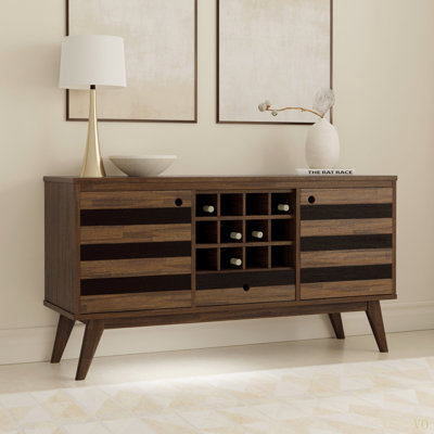 Buffet avec rangement pour bouteilles de vin Clarkson