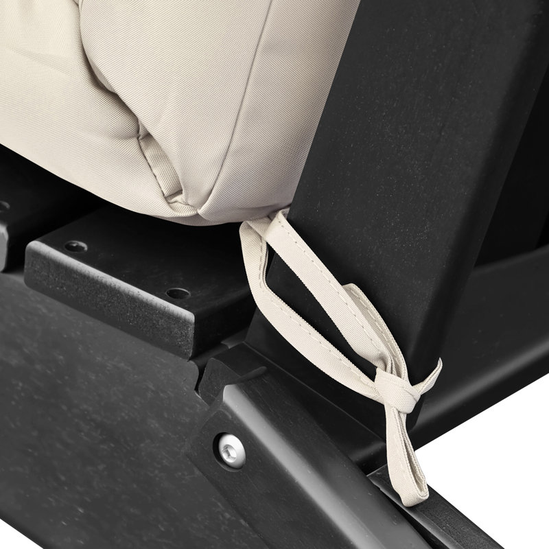 Outdoor Chair Cushions, Two-Piece Set, Khaki