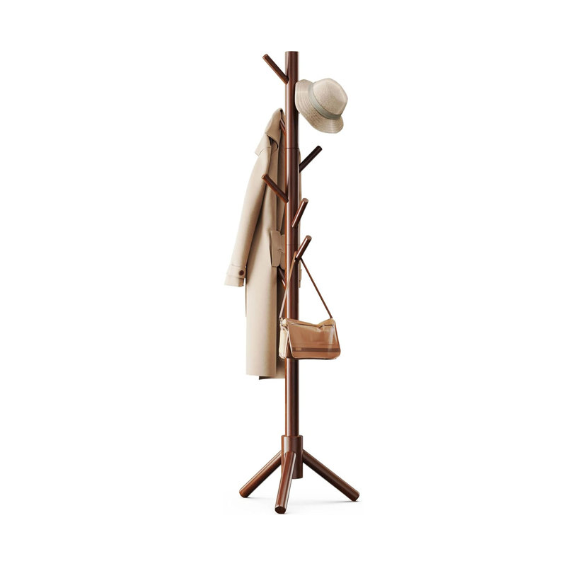 Agustya Freestanding 8 - Hook Coat Rack