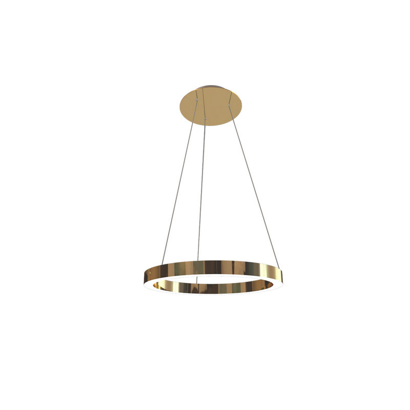 Cirkel Pendant, Gold, 23.6"W