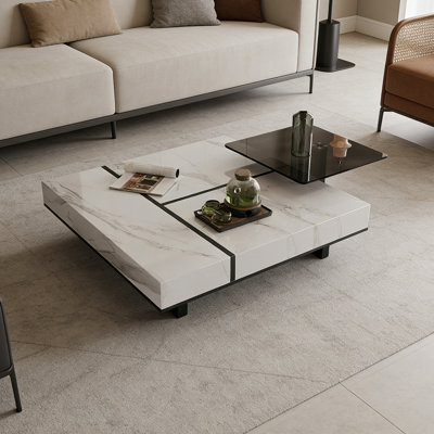 Simplicity Home Small Apartment Coffee Table Set
