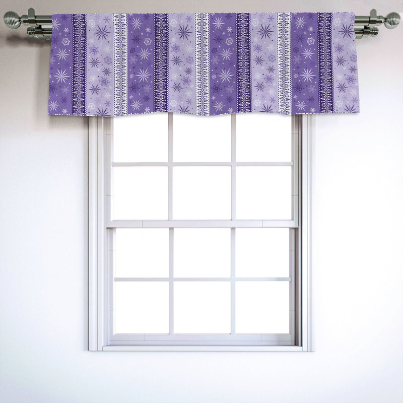Sateen Ruffled Window Valance