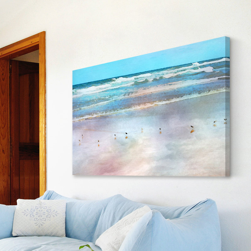 "Tranquil Horizon" Print on Wrapped Canvas, 12" H x 18" W x 1.5" D