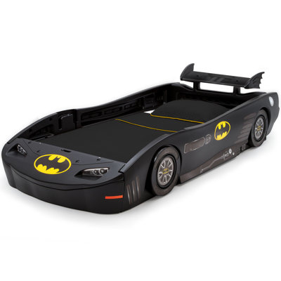 Batman 2-piece Twin Bedroom Furniture Set – Includes Twin Race Car Bed And Twin Mattress