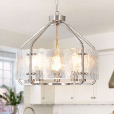 Lustre de style campagnard à 5 ampoules à intensité variable de 19,68 po