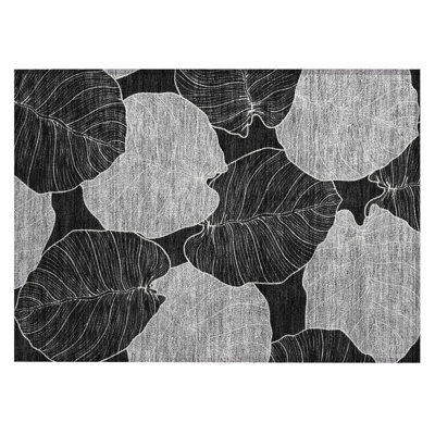 Machine Washable Indoor/Outdoor Chantille ACN2506 Floral Rug