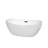 Rebecca 60'' x 32'' Soaking Acrylic Bathtub-50480683