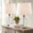 Harmony Angular Glass Table Lamp, Set Of 2