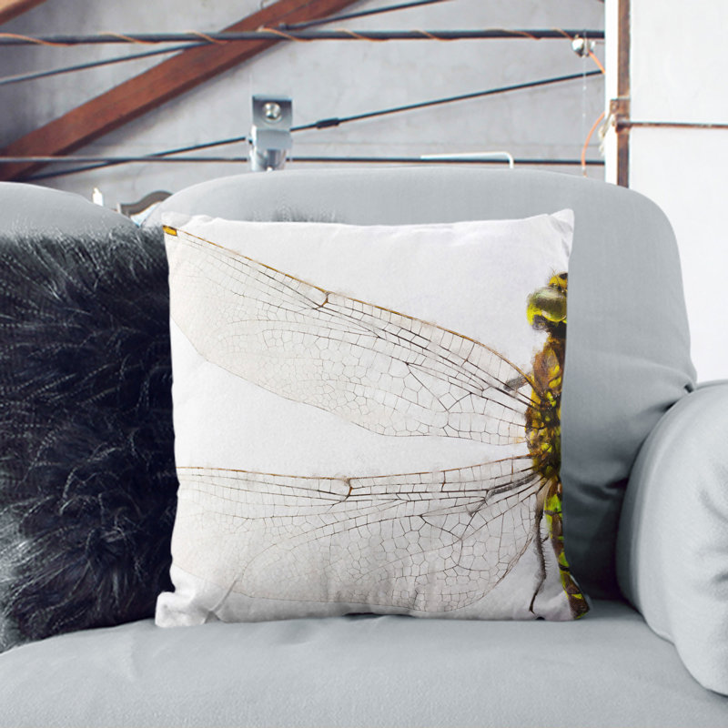 Dragonfly Vol.1 Square Throw Cushion, 55cm H x 55cm W x 20cm D
